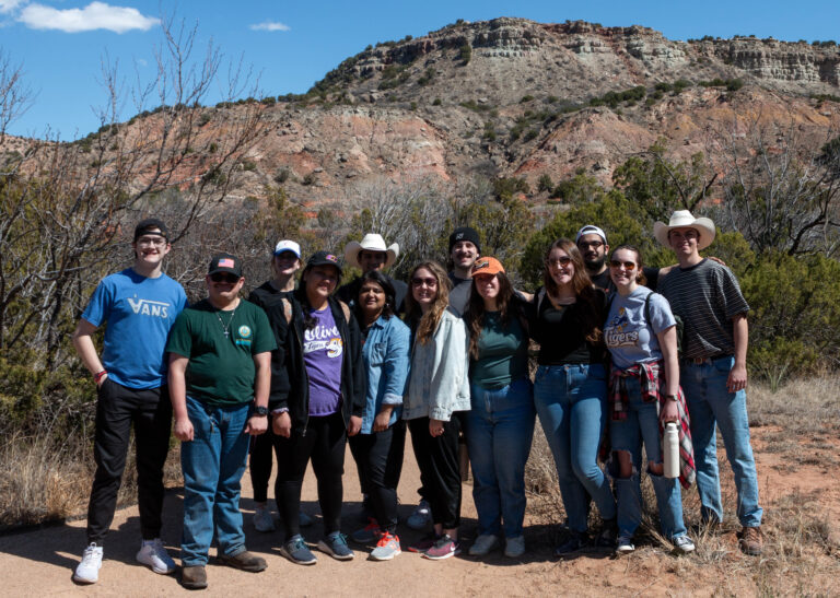 Students and leaders who went to Cactus, TX in 2025